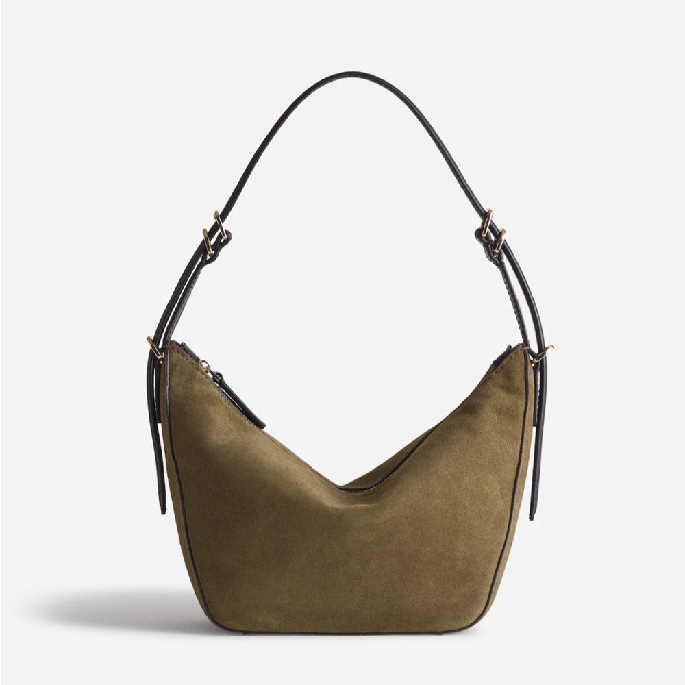 Madewell, The Keeper Shoulder Bag in Aged Olive Multi